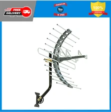 GE Outdoor HD Digital TV Antenna, Long Range Smart TV Antenna, Supports 4K 1080P