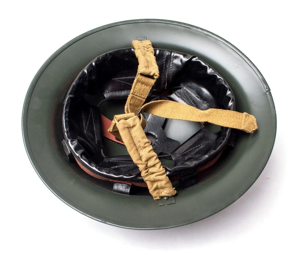 СТАЛЬНОЙ АРМЕЙСКИЙ ШЛЕМ TOMMY DOUGHBOY БРИТАНСКОЙ АРМИИ ВРЕМЕН ВТОРОЙ МИРОВОЙ ВОЙНЫ BRODIE MK2 - Изображение 2 из 2