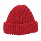 Casquette tricot bonnet côtelé épais logo Supreme 23AW logo bonnet côtelé épais