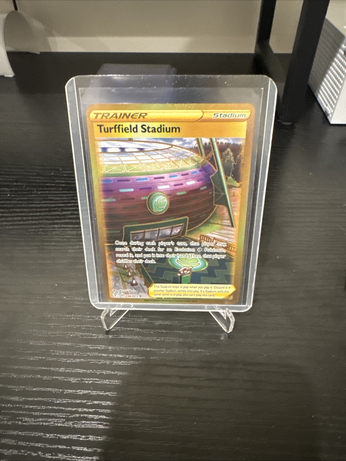 Turffield Stadium (Secret) 234/203 Swsh07: Evolving Skies Holo