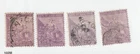 CAPE OF GOOD HOPE # 18-18a,18b,18c VF-LIGHT USED 6p HOPE SEATED SHADES