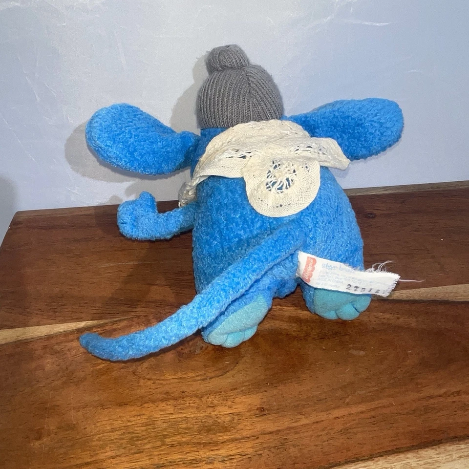 复古 90 年代 Y2K Fisher Price 奶奶 Flutter Bear In the Big Blue House 填充 — 第 4/4 张图片