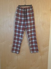 Hanes Knit Pajamas Pants Flannel Men's Size Sp Red