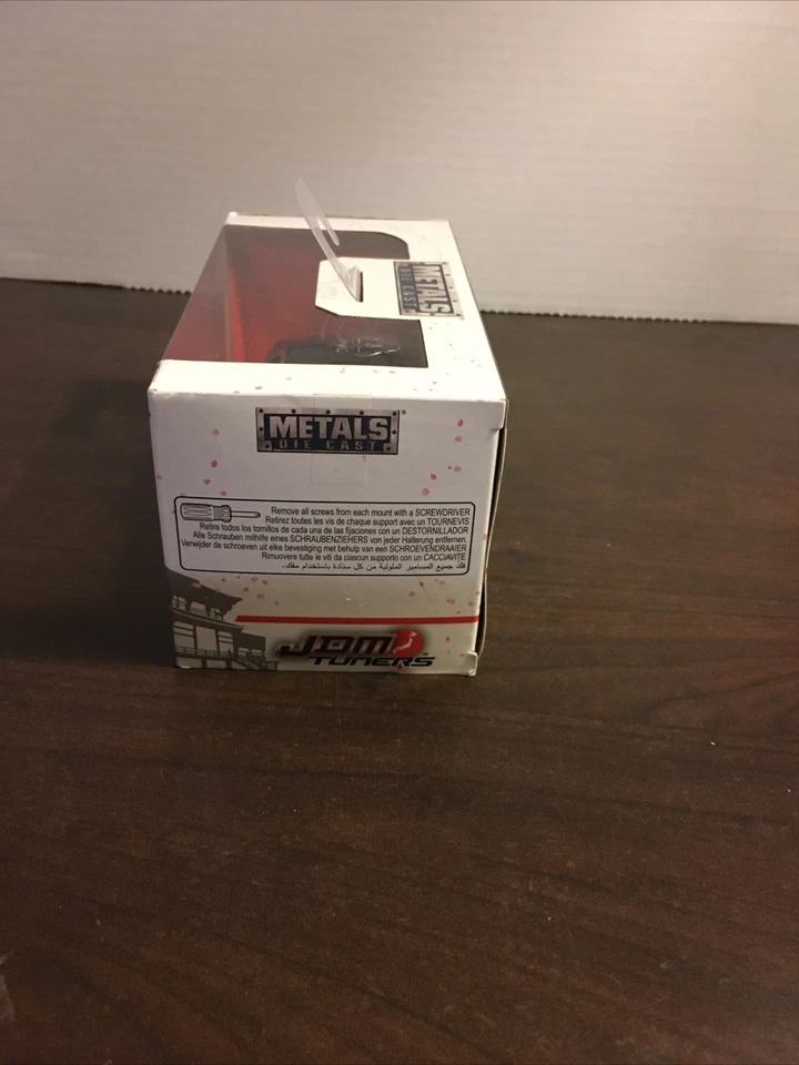 JADA JDM TUNERS 1997 HONDA CIVIC TYPE R BLACK 1:32 DIECAST MODEL NEW - Image 3 of 4