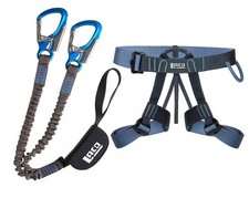 LACD Klettersteigset Pro Evo 3.0 + Gurt Harness Easy EXP