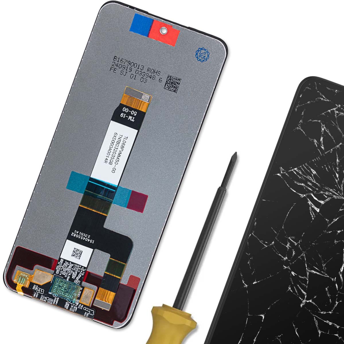Écran LCD tactile de remplacement compatible Poco M6 4G noir Clappio