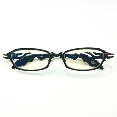 Evangelion 4th Angel Collaboration Titanium Glasses Black Gunmetal with Case