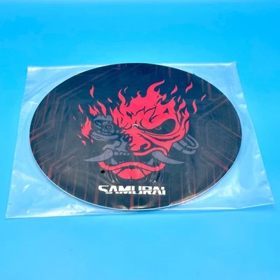 CD PROJEKT RED Cyberpunk 2077 Slippin’ In SAMURAI Slipmat Vinyl Record Turntable Felt Slip Mat