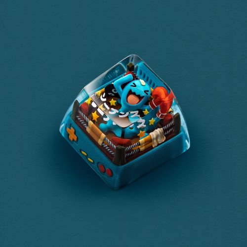 S-CRAFT WOBBUFFET ARTISAN POKEMON KEYCAP (CHERRY MX) SCRAFT *BRAND NEW* - 第 1/4 張圖片