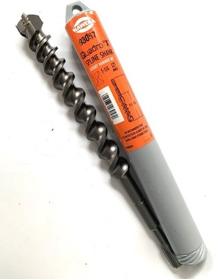 Hawera 93057 Quadro X 1-1/4'' x 11'' x 16'' Spline Shank Rotary Hammer Bit Germany