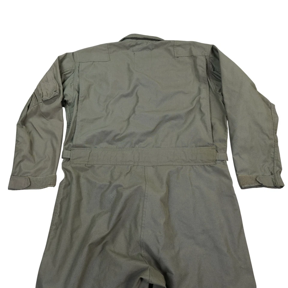 VTG USAF Coveralls Flyers Summer FR 46L Captain Bars CAP Patches Flight Suit - Image 2 of 4