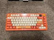 AJAZZ NACODEX AK820 MAX Wireless Mechanical Keyboard Orange Screen Knob Hotswap