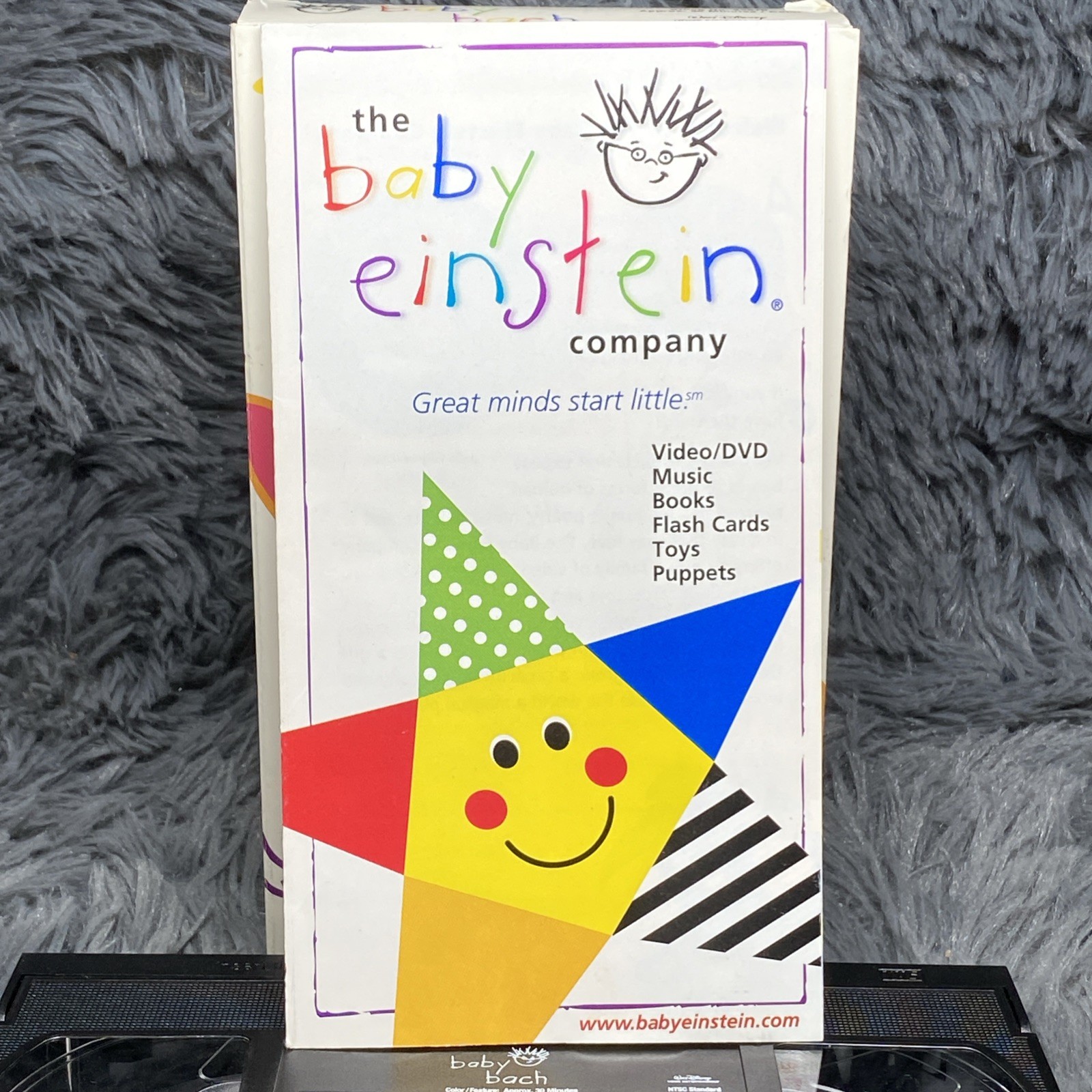 Baby Einstein Baby Bach VHS Tape Video Infant Learning 1 To 36 Months Education