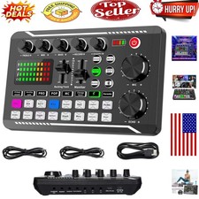 Professional Audio Mixer  Sound Card with Effects for Streaming, Podcasting ...