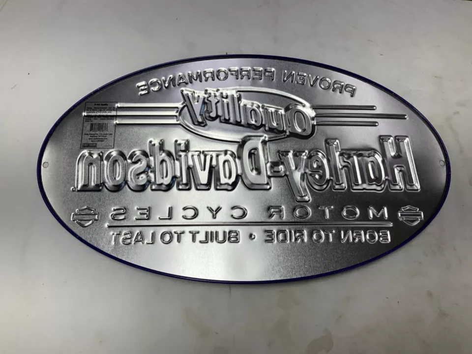 Letrero de hojalata Harley-Davidson calidad 2010861 Foto 2 de 3