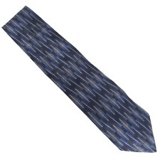 JF J. Ferrar Men Necktie All Silk Blue Gray Multi Size 60x4 - NWOT - made in USA