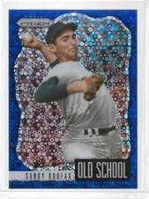 Sandy Koufax /199 SP 2021 Prizm BLUE Donut Circles Old School Prizm DODGERS
