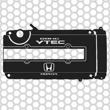 b16 b18 b20 valvecover Engine Vinyl Decal Sticker JDM bseries Vtec renegadelife