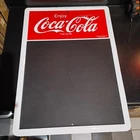 Vtg 90's 1996 Authentic Coca Cola Chalkboard Sign  28"x20"