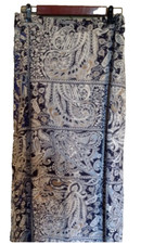 Maxi Skirt Elastic Waist Pencil Stretchy