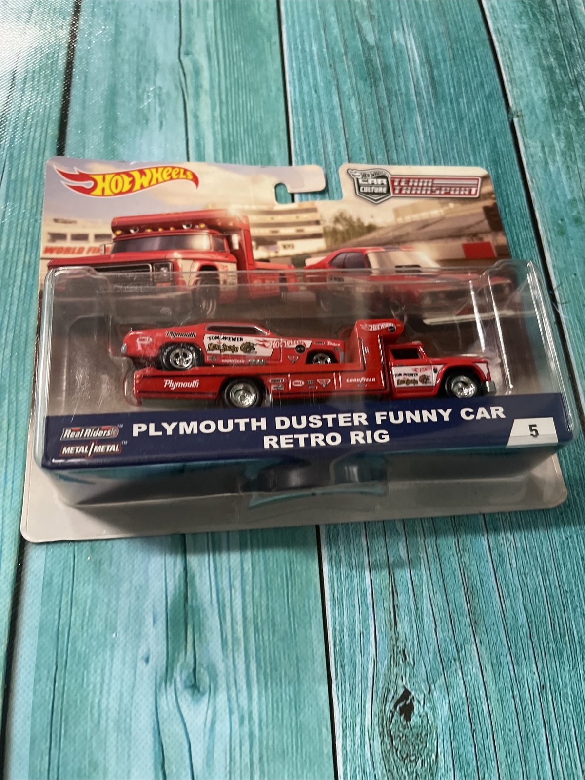 plymouth duster funny car retro rig - Main Image