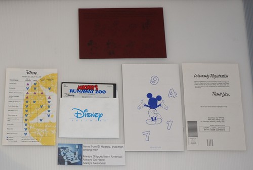 Mickey's Runaway Zoo Disney Software IBM PC Floppy Disk Ages 2-5 (H4) - Picture 5 of 5