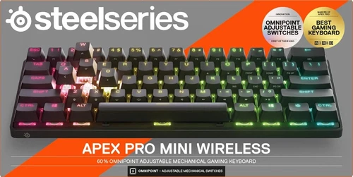 SteelSeries Apex Pro Mini Wireless HyperMagnetic Gaming-Tastatur QWERTZ