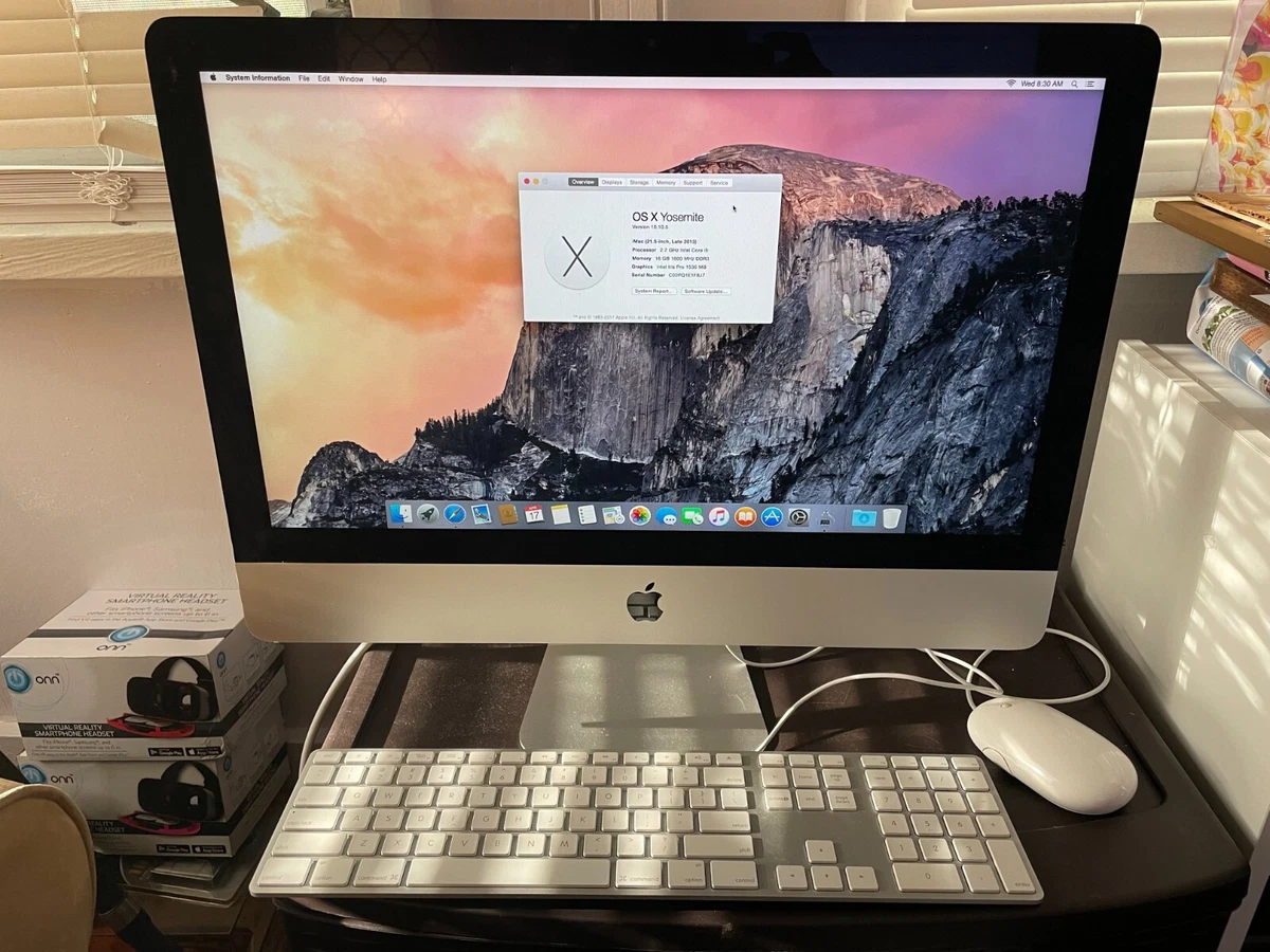 Apple iMac Mac OS X 10.10, Yosemite Apple Desktops & All-In-One