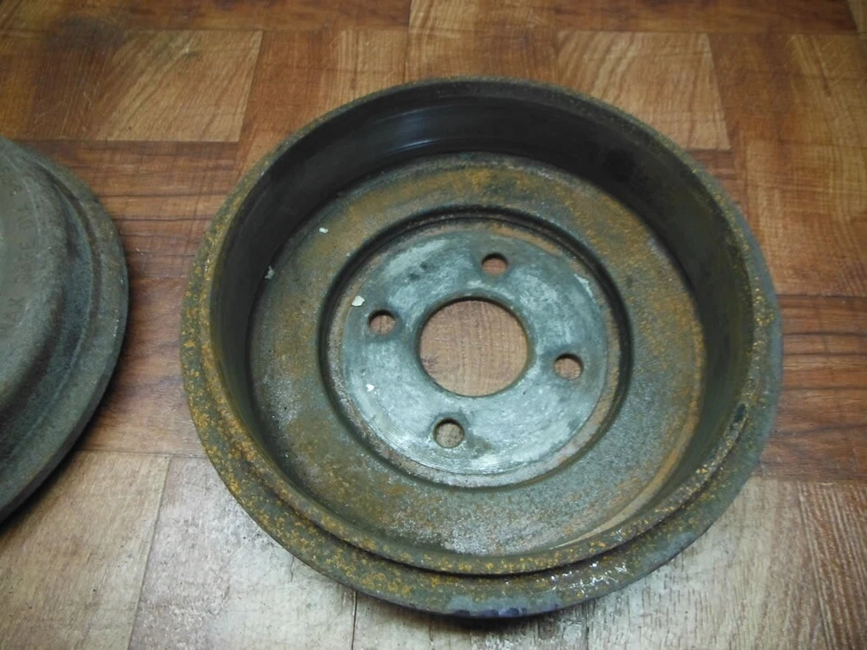 05-10 CHEVROLET COBALT PONTIAC G5 SAURN ION BRAKE DRUM SET PAIR OEM - Image 4 of 4