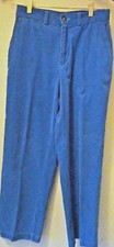 Polo Ralph Lauren Boys Classic Cords Blue Corduroy Flat Front Pants
