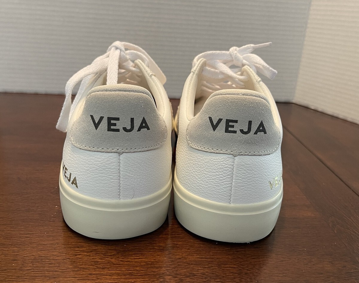 VEJA CAMPO MEN'S SNEAKERS EXTRA WHITE/ NATURAL 8US/ 41EU | eBay