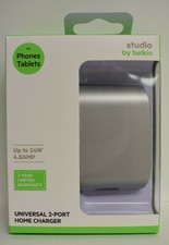 Belkin Universal 2 Port Home Charger 24watts 4 8amps Apple Android