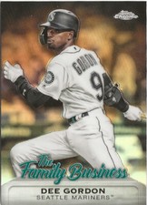 2019 Topps Update Dee Gordon The Family Business Refractor SP #FB-24