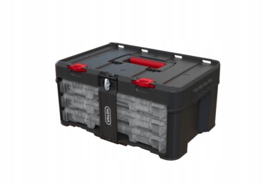 Keter Stack 'N' Roll 37,1 l Box mit 3 Organizern