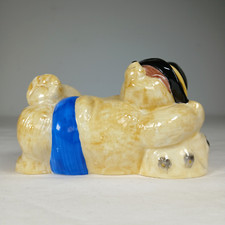 Paddington Bear At The Seaside Coalport Bone China 1976 Figurine Made in England