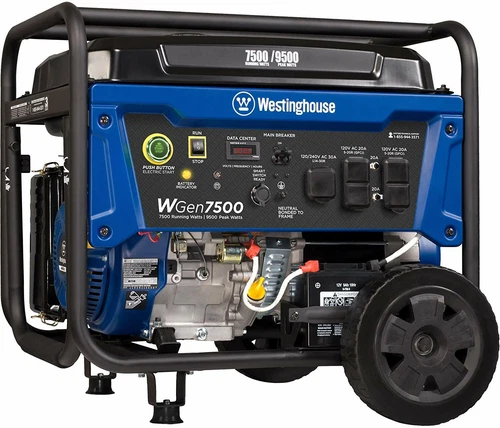 Westinghouse 9,500-W Portable RV Ready Gas Powered Generator with Remote Start