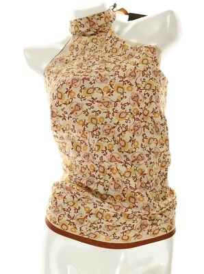 GUCCI Women's 'Nadrien' Top Orange Silk Sz S 134615 - Image 1 of 4