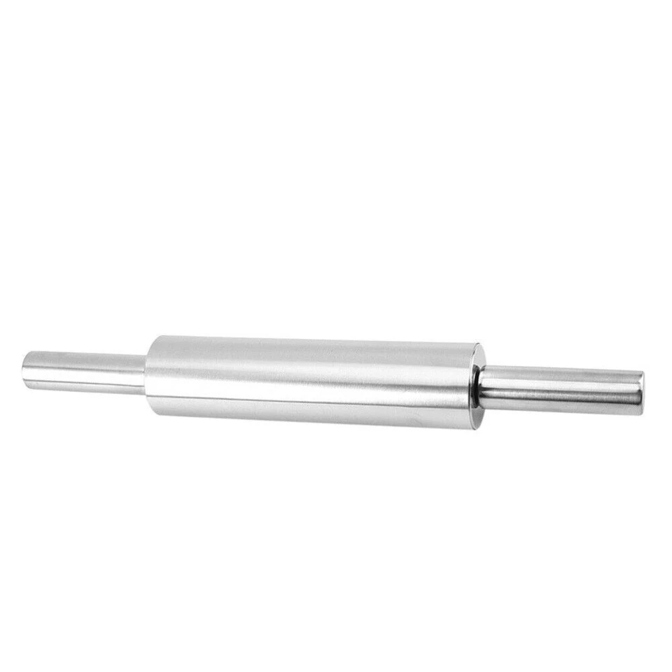 Stainless Steel Rolling Pin Metal Roller French Spaghetti Kids - Image 4 of 4