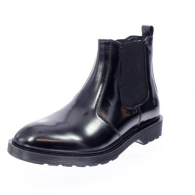 Gian Marco Venturi Chelsea Boots Synthetik abgeschliffen schwarz - Größe 43 [27.6c