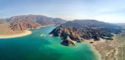Wandbild: Orto Tokoy Reservoir in Kirgisistan (118767119)