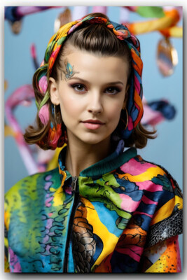Millie Bobby Brown 4 x 6 inch Exclusive Art Print Collectible Photo 10082