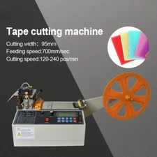 Fully Automatic Computerized Hot and Cold Tape Cutting Machine, Nylon Braided