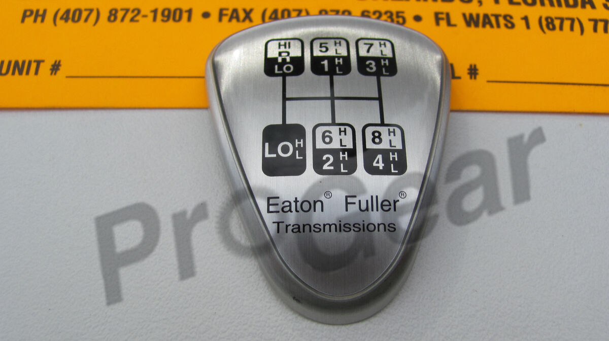 Eaton Fuller 18 Speed Transmission Shift Knob Medallion Eaton Fuller 18 Speed Transmission Shift Knob Medallion
