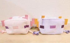 Minecraft Axolotl Hat BIG Plush doll Pink Purple 38cm Set of 2 Furyu 2023