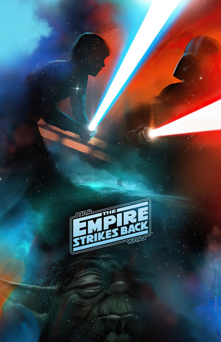 AA4271 Star Wars The Empire Strikes Back Film 1980 Yoda Movie