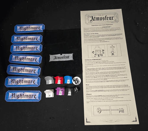 1991 Atmosfear The Video Board Game Horror Themed Spears Games - Picture 4 of 5