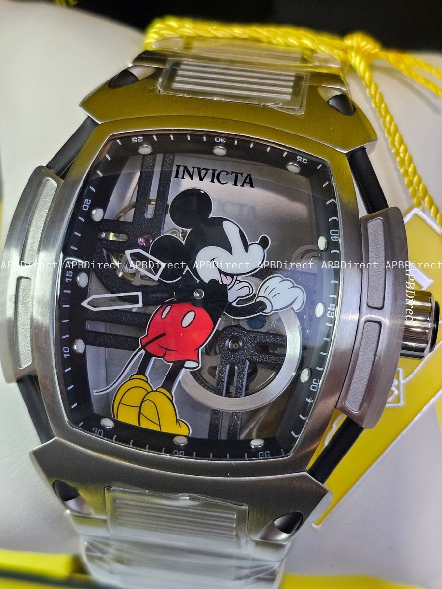 mickey ♫ Invicta - Mickey Mouse #126 Ghost MECHANICAL - DIABLO