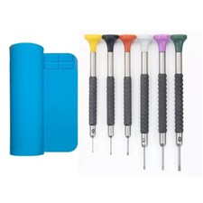 TIMELAB Watch Jewelry Repair Tool Screwdriver Kit Set FLAT HEAD Blades  ESD Mat