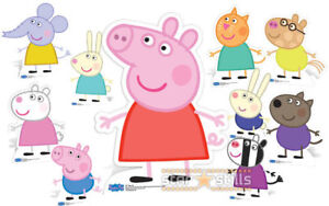 Ufficiale Peppa Pig Sagome Di Cartone A Grandezza Naturale Ritagli Cartonati Standups Decorazioni Ebay