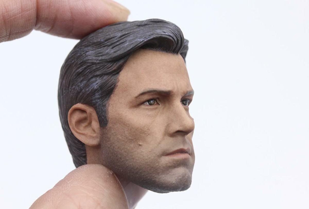1/6 Batman Bruce Wayne Ben Affleck Male head for 12